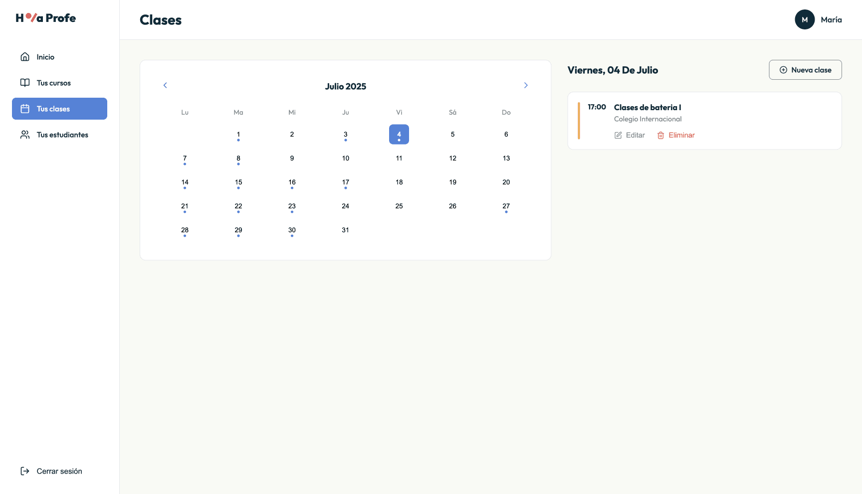 Tu calendario, tu centro de mando